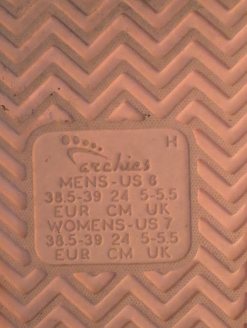 Women's Orange Archies - Picture 2 of 2